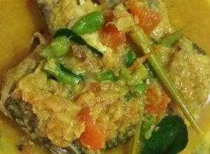 Foto resep Ikan belanak kua kuning