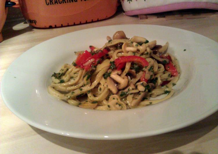 Exotic Mushroom Pasta