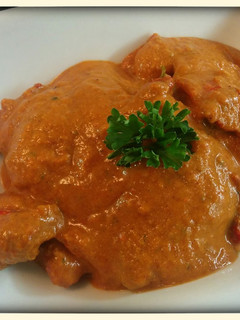 A picture of Shams' Butter Chicken.