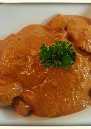 A picture of Shams' Butter Chicken.