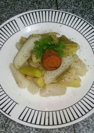 صورة لوصفة خضار على البخار