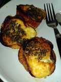 Pepperoni & egg mini quiches