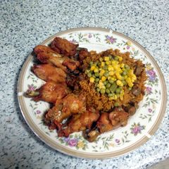 A picture of Puerto Rican Chicken.