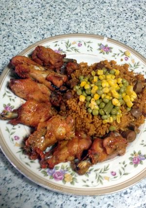A picture of Puerto Rican Chicken.
