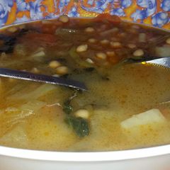 Rancho A Portuguesa Soup A picture of Rancho A Portuguesa Soup.
