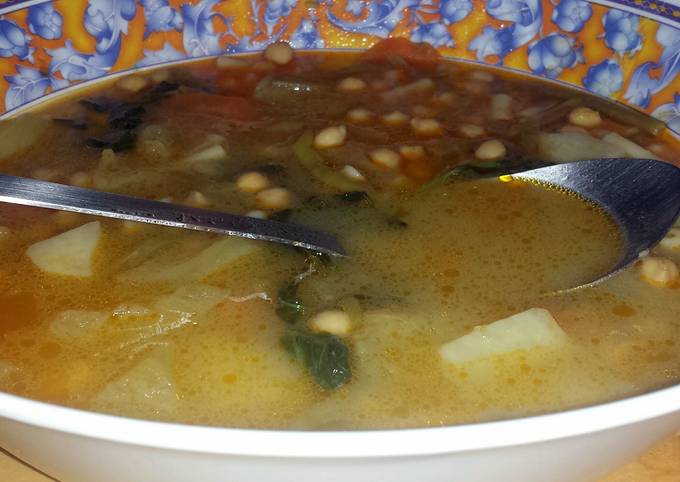 Steps to Prepare Speedy Rancho A Portuguesa Soup