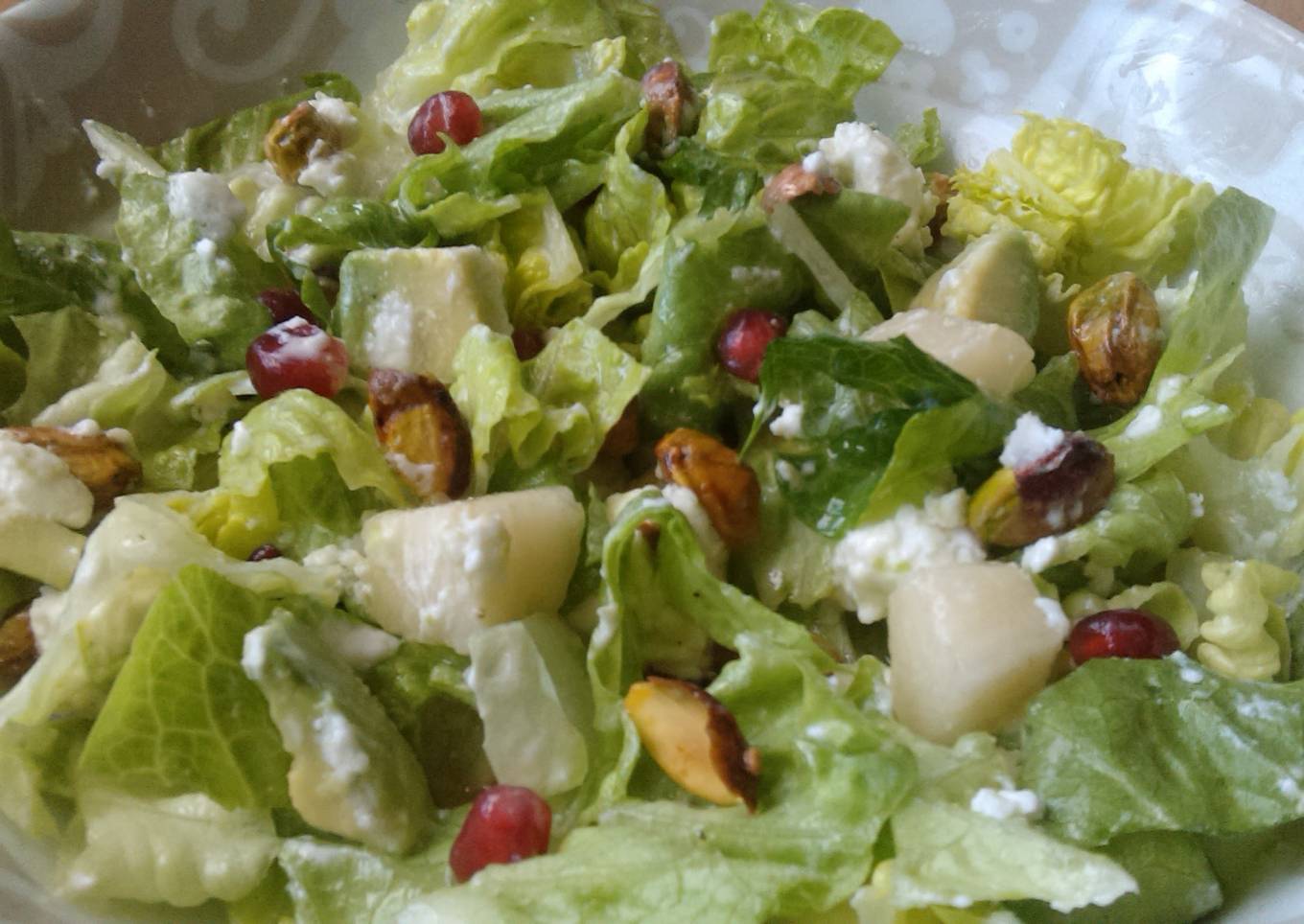 Vickys Pear & Pomegranate Salad, Gluten, Dairy, Egg & Soy-Free