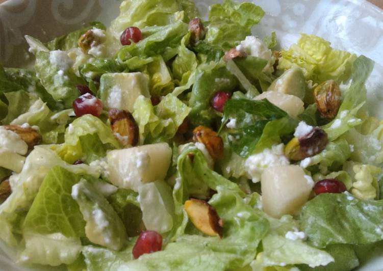 Simple Way to Prepare Vickys Pear &amp; Pomegranate Salad, Gluten, Dairy, Egg &amp; Soy-Free in 17 Minutes for Young Wife