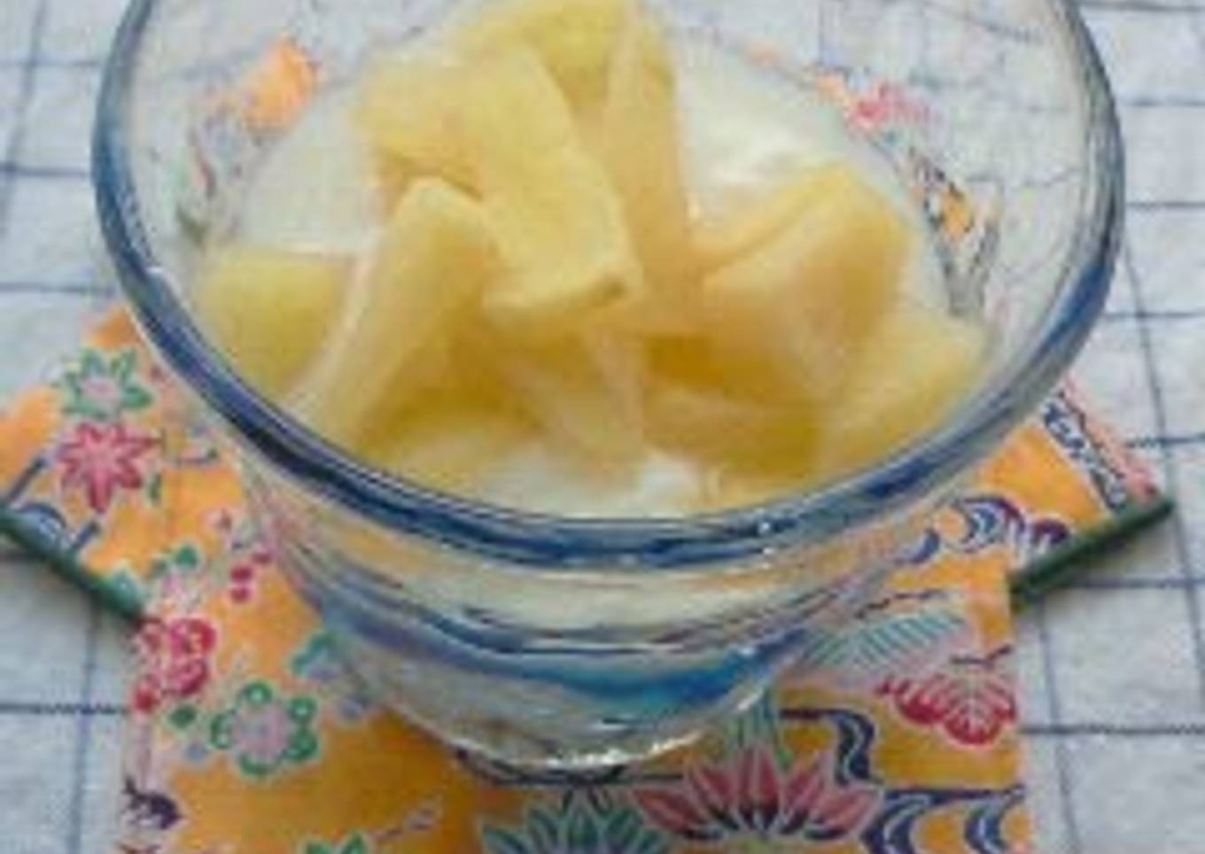 Microwaved Vinegar & Apple Dessert