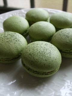A picture of Matcha Green Tea Macarons.