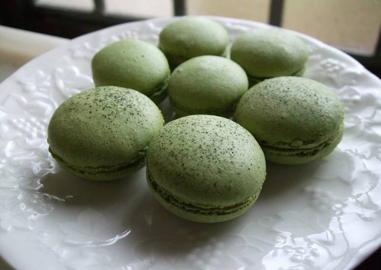 Recipe of Speedy Matcha Green Tea Macarons