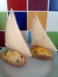 Vickys Baked Potato Veggie Sail Boats, GF DF EF SF NF