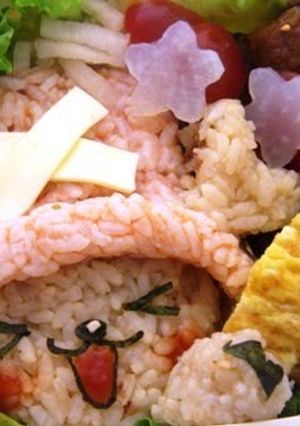A picture of Chopper Onigiri Bento.