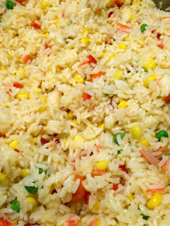 A picture of fried rice.