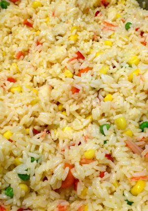 A picture of fried rice.