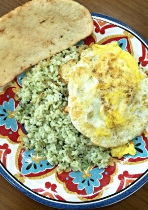 A picture of Green Chilli & Anchovy Fried Rice.
