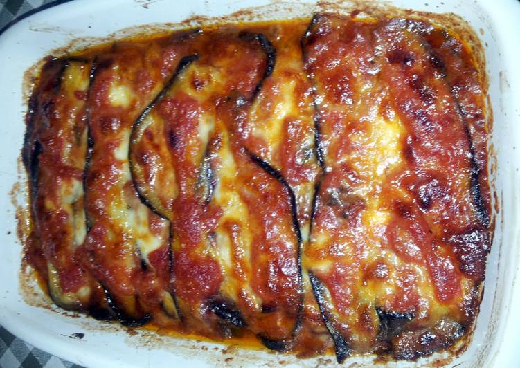 Steps to Prepare Homemade AMIEs EGGPLANT Lasagne