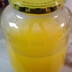 A picture of home made ghee.