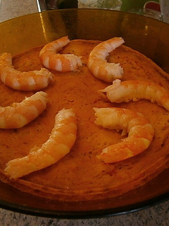 Una foto de Pastel de cangrejo y espárragos (microondas)