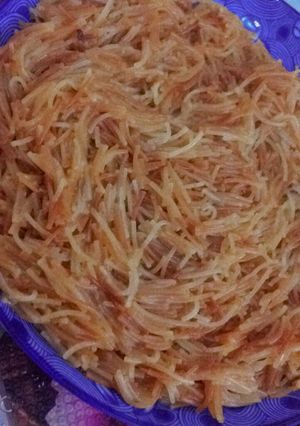 صورة لوصفة حلاوة شعريه ولا اطيب 🥺