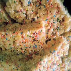 A picture of Let Them Eat Cake - Batter Rice Krispies Treats!.