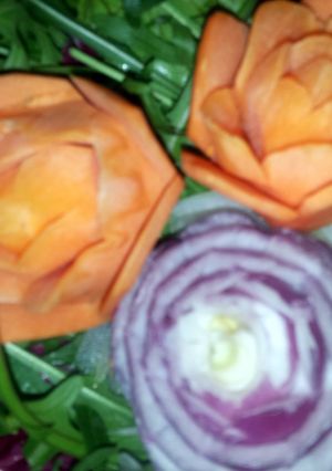 A picture of AMIEs GREEN SALAD.
