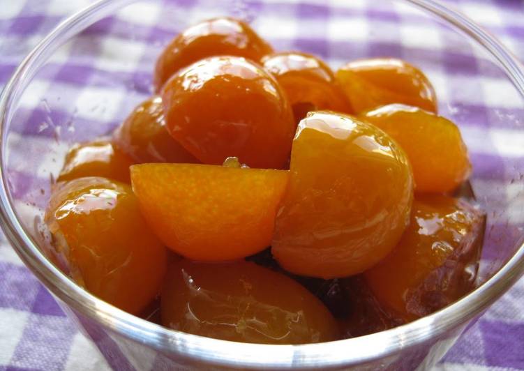 Kumquats Simmered In Rich Sugar Syrup