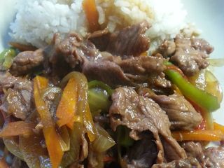 Japanese sukiyaki beef