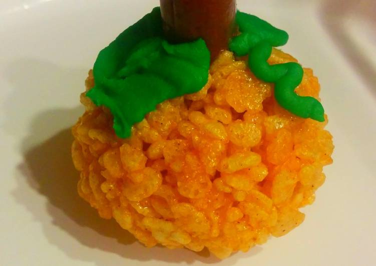 Simple Way to Make Perfect Pumpkin rice krispies