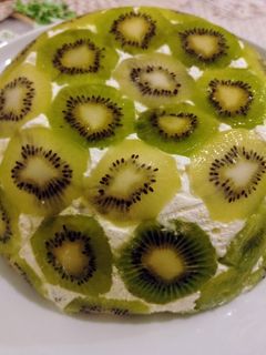 Kivis joghurttorta recept fotója