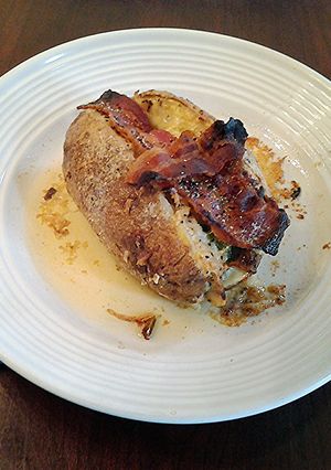 A picture of Creamy Quick Stuffed Baked Potatos.