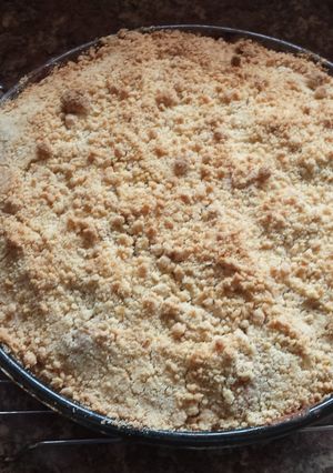 A picture of Delicious Banana Crumble.