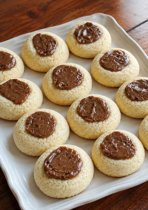 Una foto de 🍪🤎 Pepas de Dulce de Leche Caseras