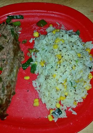A picture of Italian style meatloaf.