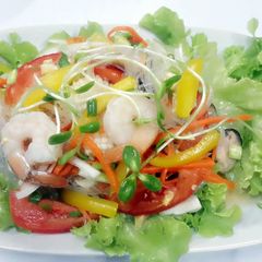 A picture of Seafood and Sunflower Sprouts Salad.