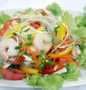 Easy Steps to Make Recipes Seafood and Sunflower Sprouts Salad the Awesome  Delicious.