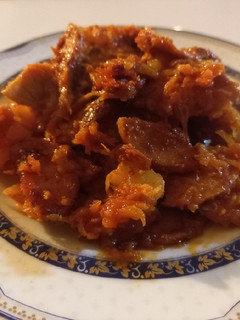 عکسی از دستور سوسیس سیب زمینی(چالش ۳ ماده اصلی)