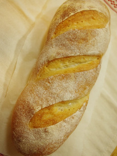 A picture of French Bread with Homemade Bread Starter.