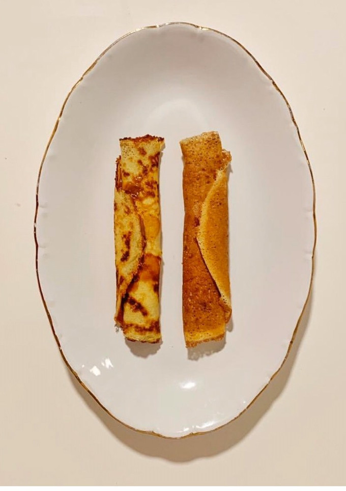 Una foto de Clásicos Panqueques con Dulce de leche