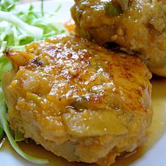 A picture of A Favorite with Children Easy Teriyaki Lotus Root Meatballs.