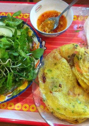 Hình của món Bánh xèo.
