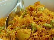 A picture of basmati rice pulao
