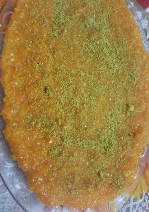 صورة لوصفة حلاوة الجزر الجزرية😍😍