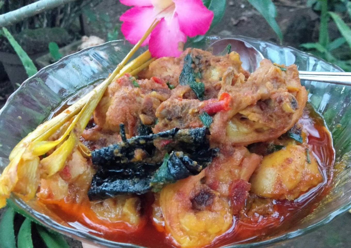 Ayam Pedas Pedas dengan Tulsi
