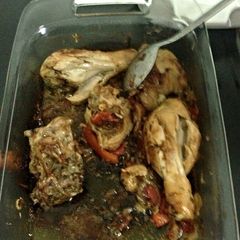 A picture of Slow cooked chicken.