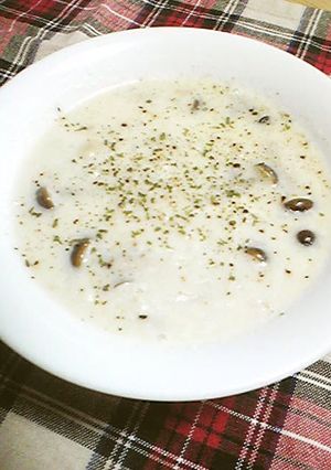 A picture of Soy Milk & Mushroom Risotto.