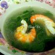 Canh rau má nấu tôm nõn