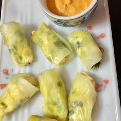 Steamed cabbage roll A picture of Steamed cabbage roll.