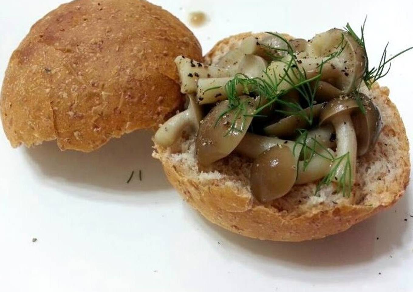 LG MINI MUSHROOM BURGER ( VEGAN )