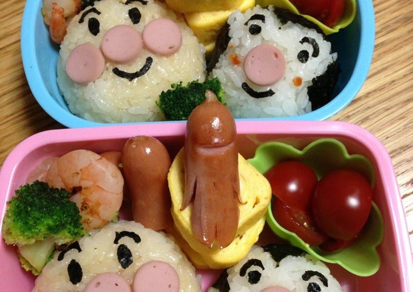 Anpanman - Easy Character Bento